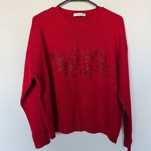 MaxMara Vibrant Red Knit Top